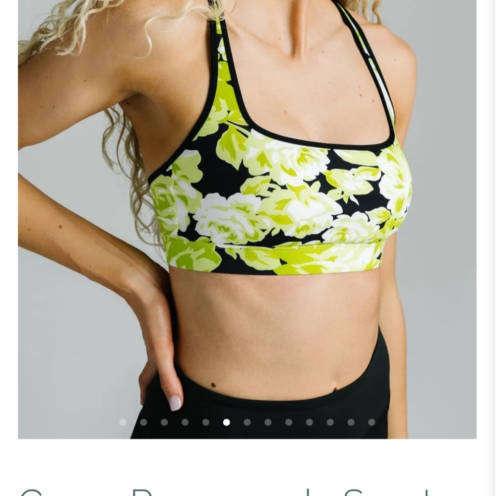 Green Rosamunde Sports Bra